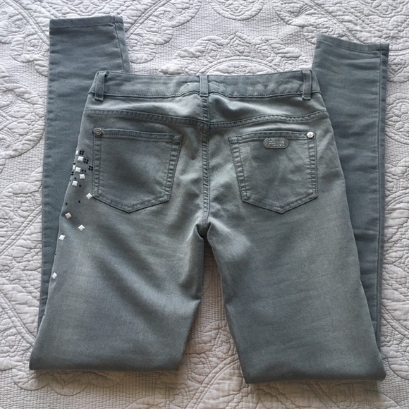 Blugirl Folies Grey Slim Jeans Sz 27 (runs small) - Picture 4 of 16